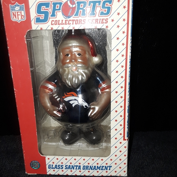 NFL Denver Broncos Christmas Ornament Santa - Picture 13 of 15